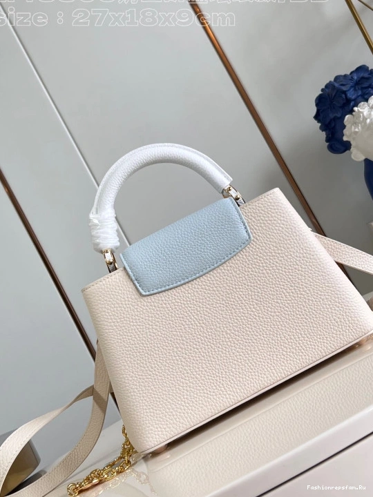 FS CHEAP CAPUCINES LOUIS BB-27*18*9CM VUITTON 0714